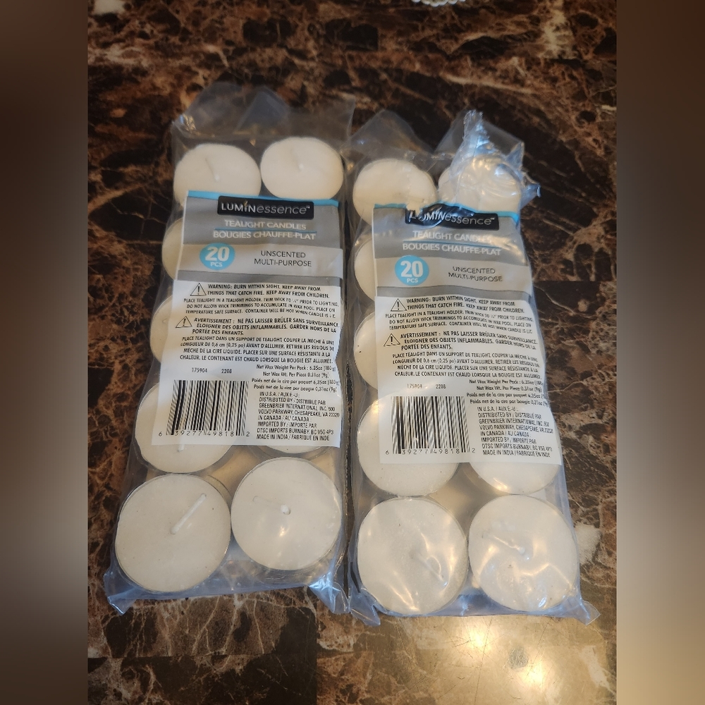 Tealight candles